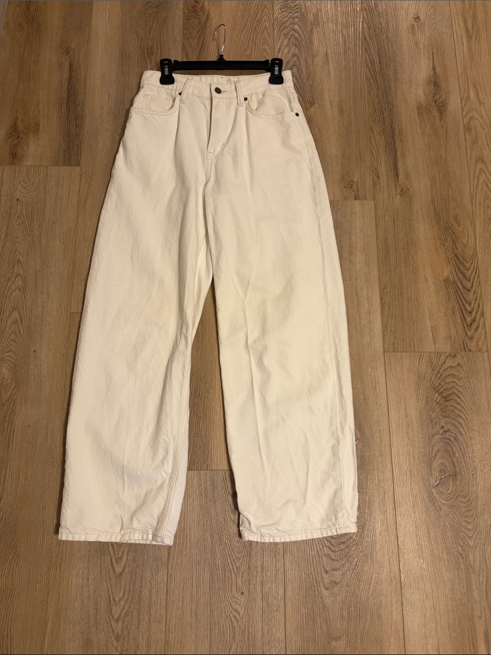 H&M High-Waist Baggy Straight-Leg Pants